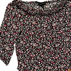 Lane Bryant Off Shoulder Floral Print Blouse - Size 22/24